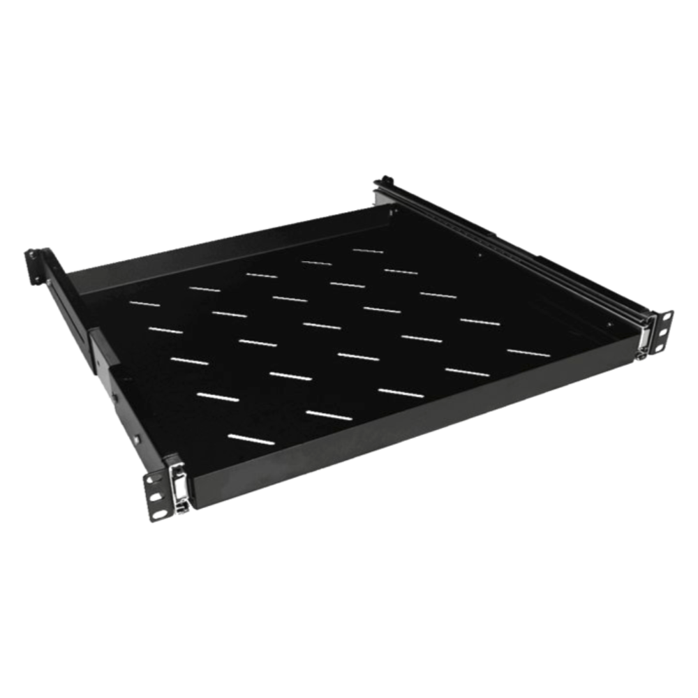 Bandeja telescópica 1U perforada para rack 800 mm (recorrido 475 mm) – PHO 5082