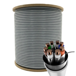 Bobina S/FTP Cat.6A 100% cobre sólido LSZH · CPR Cca · Certificado · 305 m – PHR 6202