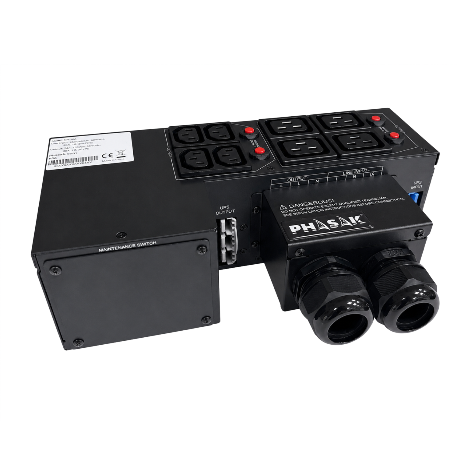 Bypass manual de mantenimiento para SAI 32 A IEC C19 / C13 – PH 7832 Bypass manual de mantenimiento para SAI 32 A IEC C19 / C13 – PH 7832 – PH 7832 7860 5