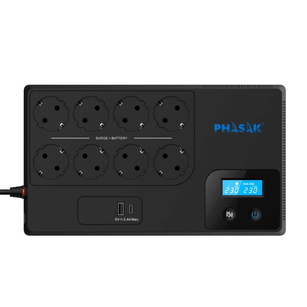 SAI PHASAK Smart HOME Interactivo 1050 VA - PH 9479 SAI PHASAK Smart HOME Interactivo 1050 VA - PH 9479 – PHASAK Serie Smart Home PH 9478 9479 b