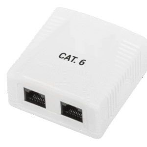 CAJA SUPERFICIE CAT. 6 · UTP · 2x RJ45 - PHK 1012