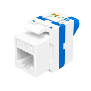 Conector keystone PHASAK RJ45 Cat.6A UTP con botón rotativo – PHK 2224
