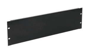 Panel frontal ciego 19" 3U negro – PHO 5003