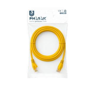 Latiguillo de Red Cu (100% Cobre) PHASAK Cat. 6 S/FTP RJ45 Gris 3 m