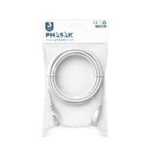 Latiguillo de Red CCA PHASAK Cat. 6 UTP RJ45 Gris 7 m