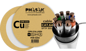 Bobina S/FTP Cat.6A 100% cobre sólido LSZH · CPR Cca · Certificado · 305 m – PHR 6202